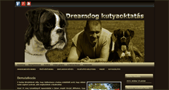 Desktop Screenshot of kutyaoktatas.d250.hu